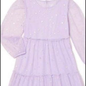 Girl's WN Lavender Mesh Dress Size 10/12